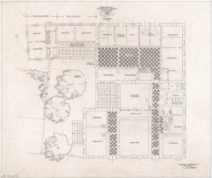 Gsaenger, Gustav; Lenggries (Bayern); Gasthaus "Altwirt", Umbau - Grundriss EG