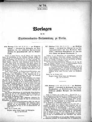 No. 74 (616-624), 29. Oktober 1881