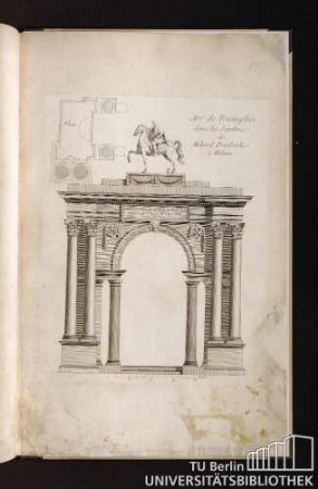 Arc de Triomphe dans les Jardina de Milord Pembroke à Wilton.