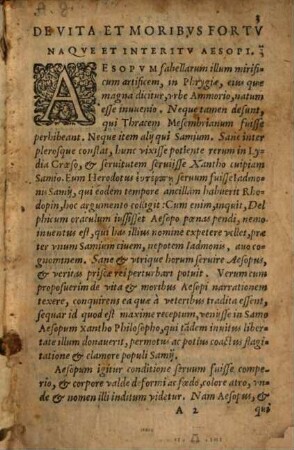Aesopi et aliorum fabulae