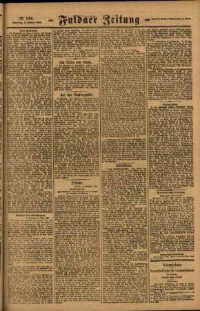 Zweite Ausgabe vom Samstag, den 02. Oktober 1920.