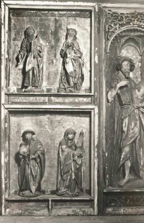 Bollewick-Nätebow. Kirche. Altar (bezeichnet 1522), linker Flügel