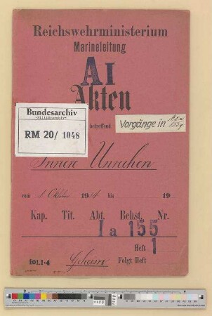 Innere Unruhen