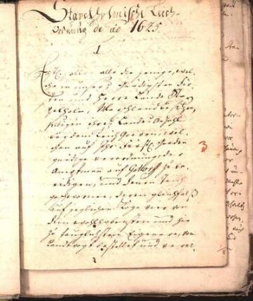 Stapelholmische Teich-Ordnung de a[nn]o 1625.