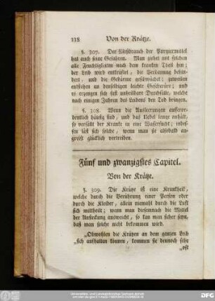 Fünf und zwanzigstes Capitel. Von der Krätze.