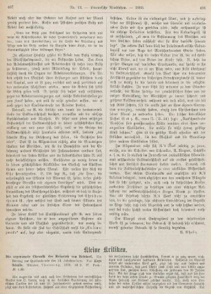 407-410 Kleine Kritiken
