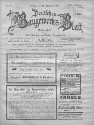 51. Jahrgang, Nr. 30.