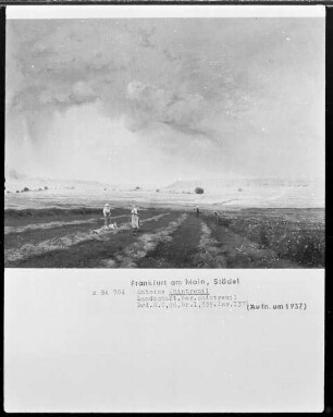 Der Regenschauer (L'Ondée) / Landschaft mit Sonnenlicht und Regenwolken (La Fenaison)