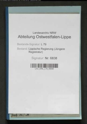 Besetzung der mittleren, Kanzlei- und Unterbeamtenstellen bei den Kommunalbehörden mit Militäranwärtern (Allgemeines)