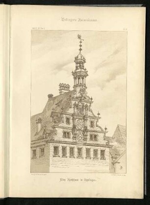 Altes Rathaus in Esslingen.