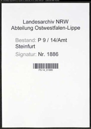Heiratsregister Standesamt Amt Steinfurt