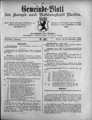 1909,37: No. 37, 12. September 1909