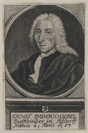 Bildnis des Ernst Friedrich Zobel