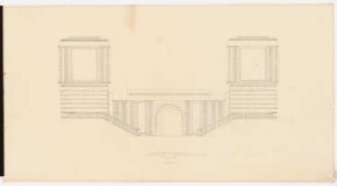 Schloss Posen, Posen Umbau: Saalbau Großes Treppenhaus 1:50