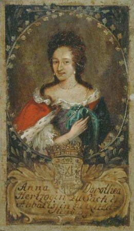 Anna Dorothea Herzogin zu Sachsen, Äbtissin zu Quedlinburg (1657 - 1704)