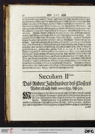 Saeculum IIdum