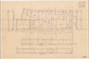 Park Hotel, Posen: Kellergeschoss: Grundriss 1:50