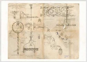 Thiersch, Friedrich von; Lindau / Bodensee - Aeschach; Ev. Kirche - Lüster (Details)