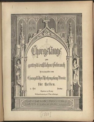Chorgesänge zum gottesdienstlichen Gebrauch