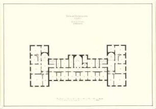 Gärtner, Friedrich von; Edenkoben (Pfalz); Schloss Ludwigshöhe - Nebengebäude (Grundriss 2. OG)