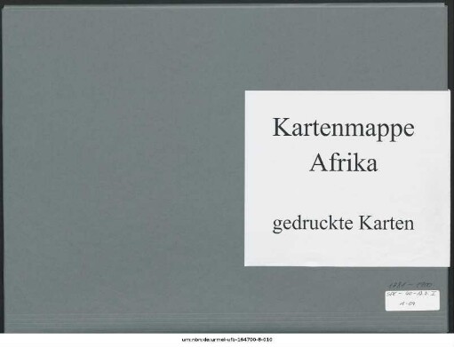 Libyen, Tripolitanien, Zirenaika : 1881-1900 : Kartensammlung