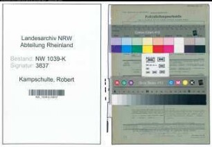 Entnazifizierung Robert Kampschulte , geb. 25.06.1893 (Beamter)