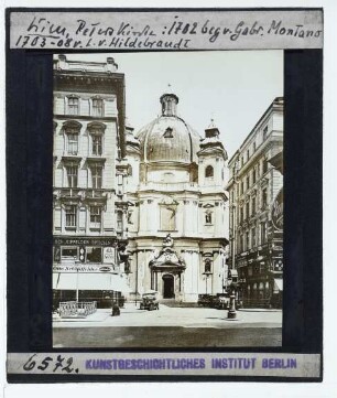 Wien, Peterskirche : Außenansicht, Fassade
