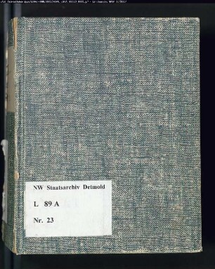 Gogerichtsregister Amt Blomberg