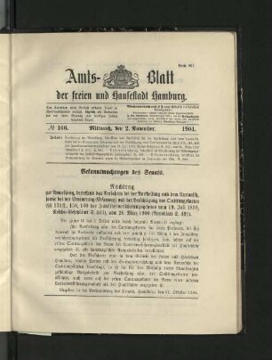 No. 166, 2. November 1904.