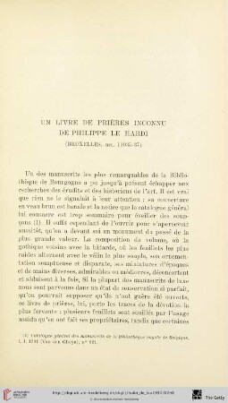 Un livre de prières inconnu de Philippe le Hardi