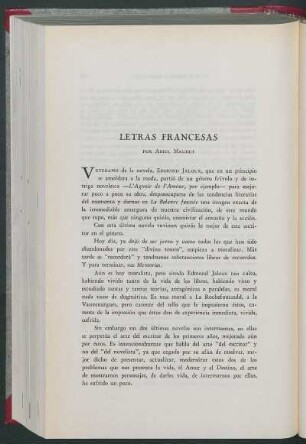 Letras francesas