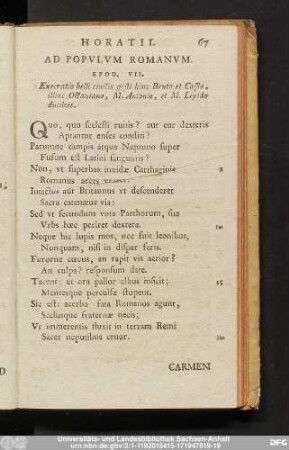 Ad Populum Romanum.