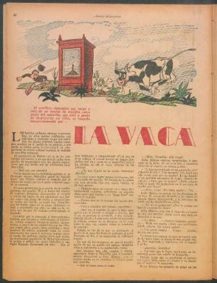 La vaca juez : Cuento por Edmundo Montagne
