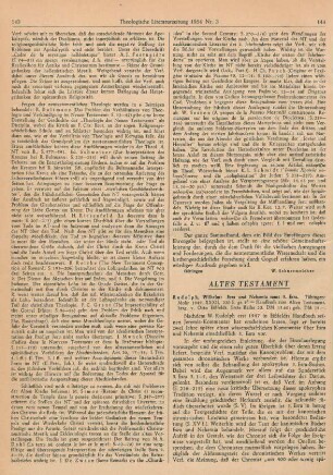 144-146 [Rezension] Rudolph, Wilhelm, Esra und Nehemia