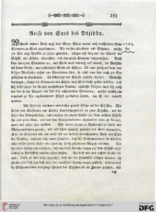 Reise von Sues bis Dsjidda