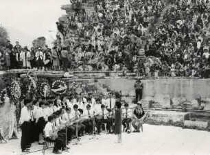 Folklore Veranstaltungen im Amphitheater von Ephesus