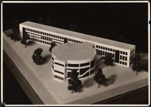 Studentenhaus, Berlin-Charlottenburg: Vorentwurf, Modellansichten