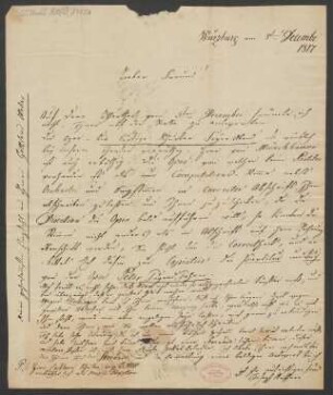 Brief an B. Schott's Söhne : 08.12.1817