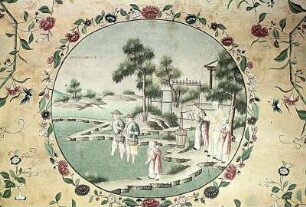 Tapetenbild mit chinesischer Alltagsszene