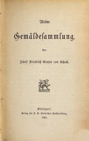Meine Gemäldesammlung