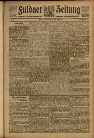 Ausgabe vom Donnerstag, den 22. März 1906.