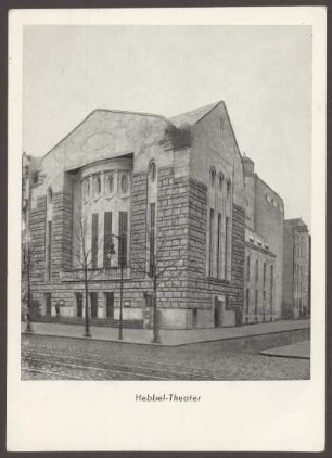 Ansichtskarte Hebbel-Theater, Stresemannstraße [1/2]