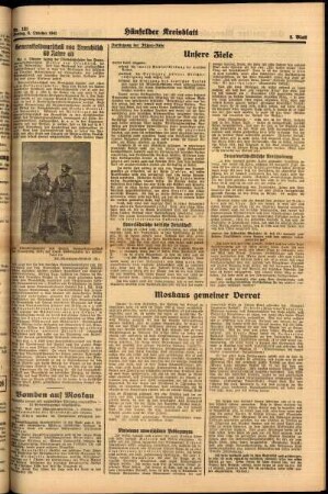 Zweite Ausgabe vom Montag, den 06. Oktober 1941.