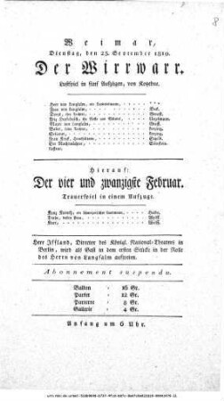 Der Wirrwarr