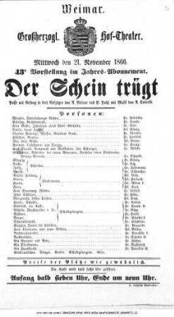 Der Schein trügt