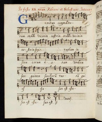 74v - 75r Introet in conspectu tuo Domine