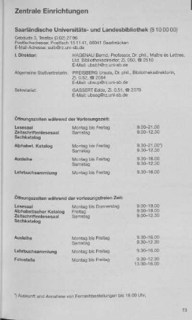 Saarländische Universitäts- und Landesbibliothek