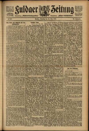 Ausgabe vom Dienstag, den 22. Mai 1906.