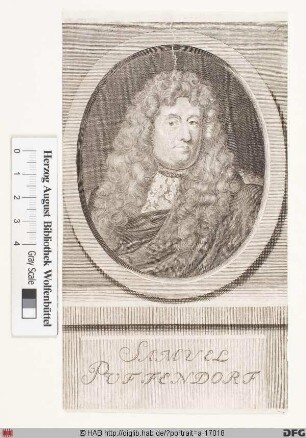 Bildnis Samuel Pufendorf (1694 Frhr. von)