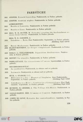 Farbstiche (Nr. 2011-2105)